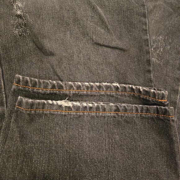 FUBU The Collection Size 36x32 Gray Denim Jeans Y2K Back Pocket Design *read* - Picture 16 of 16